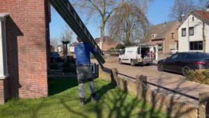 Schoorsteen onderhoud Schiedam ladder bus